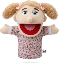 Family Hand Puppets for Kids, Includes Grandpa, Grandma, Dad - Style1 - Daughter