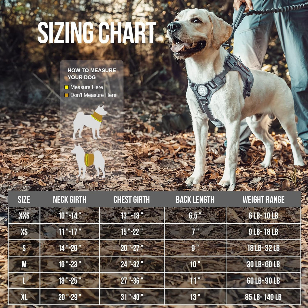 OneTigris Tactical Dog Harness No-Pull Service Vest for Medium Large - XX-Small / Grey - image 2