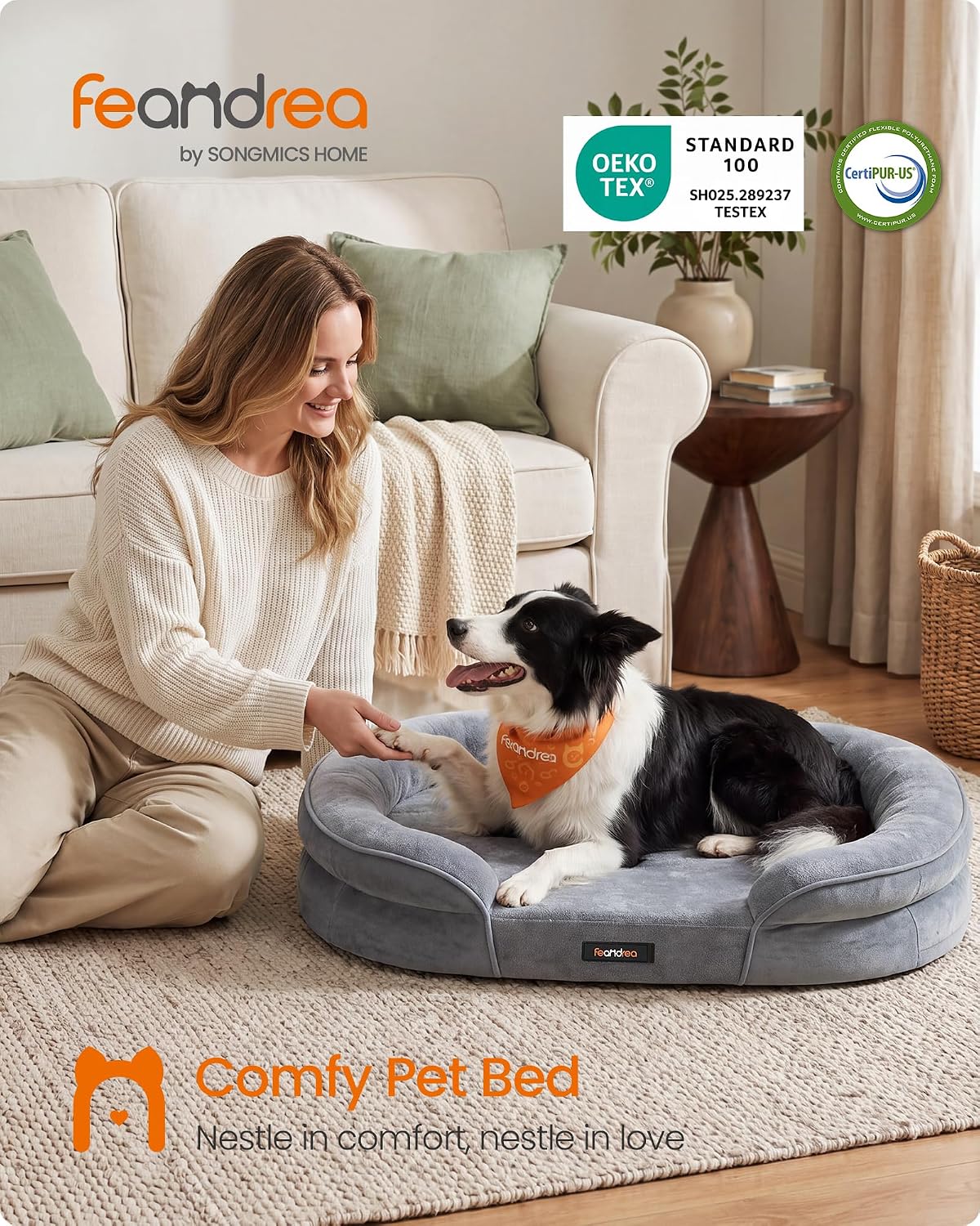 Feandrea Orthopedic Dog Bed - image 2