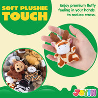 JOYIN 24 Pack Mini Animal Plush Toy Assortment - Safari Animals - image 4
