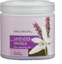 SMELLS BEGONE 15oz Gel Odor Eliminator - Lavender Vanilla / 15 Ounce (Pack of 1)