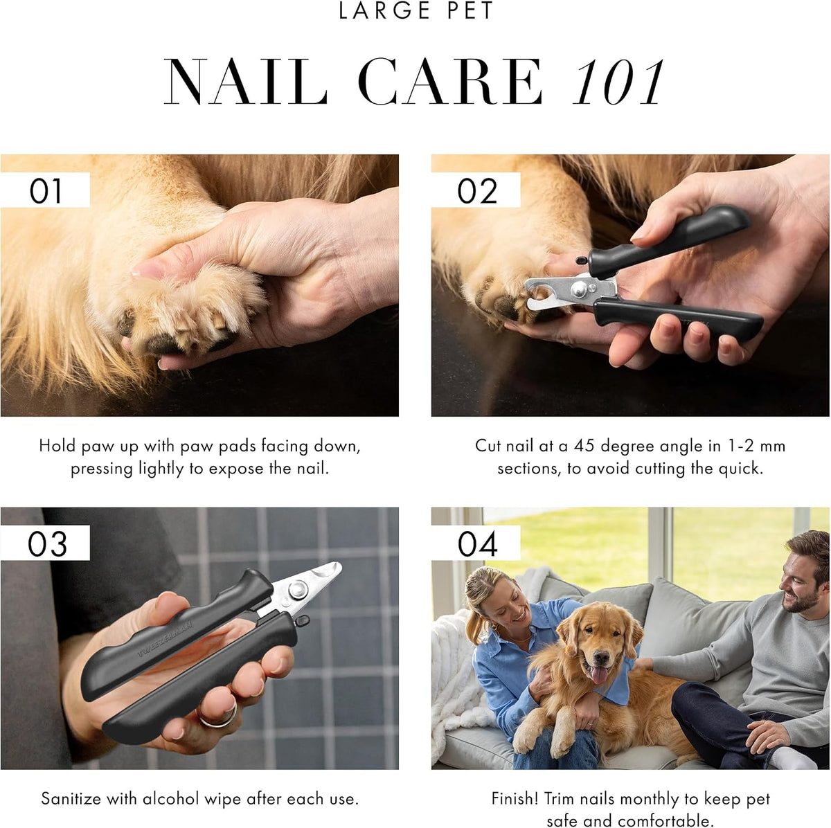 Tweezerman Small Nail Clippers for Pets - Large - image 3