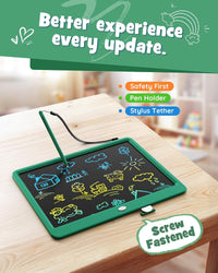 LCD Writing Tablet 10 Inch - Green / 12 inch - image 3