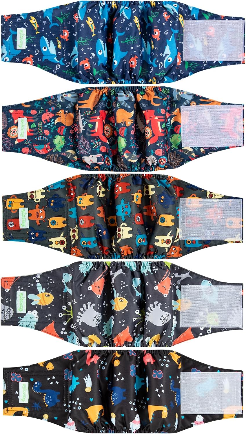 wegreeco Small Dog Diapers Male - Pixiesprite / Small / 5