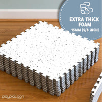 Play Platoon Kids Play Mat, 9 Tile 72x72 Inch - 72"L x 72"W x 0.6"Th / Nordic Grey - image 4