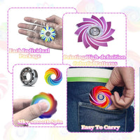 TGIQROVE 40 pack mini fidget spinners in mixed bright colors and patterns - view 2