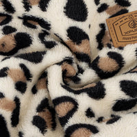 Cow Dog Sweater, Dog Winter Clothes for Small Medium Dogs Girl Boy Fleece Pet Pajamas for Winter - Yellow Leopard / XX-Large(Chest:21.7-23.6") - image 2