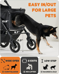 Zoosky Dog Stroller for Medium & Large Dogs - image 3
