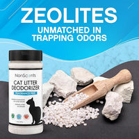 NonScents Cat Box Deodorizer - Odor Eliminator - Reduces Scooping, Extends Litter Lifespan - Fragrance-Free, Fresh Scent - 2-Pack