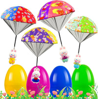 CPSYUB 6 Christmas mini parachute toys with bell keyring accessories - view 4