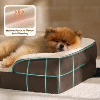 Bedsure Orthopedic Dog Bed Medium Washable Original Design - Self Warming-Brown / 24"l X 18"w X 6"th - image 4