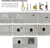 Fhiny Cat Door Interior Door - L: 7" dia / Black - image 3