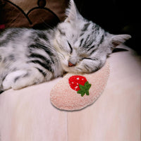 Cat Calming Pillow for Indoor Pet Soft Fluffy Neck Pillow – Essentials for Dogs - Pink / Strawberry - image 3