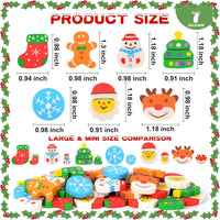 Wolpark mini erasers for kids shaped like cakes, donuts, ice cream, fruit and hearts - view 26