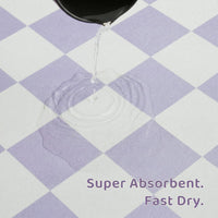 Checkered Dog Feeding Mat - 24"L x 16"W / Purple - image 4