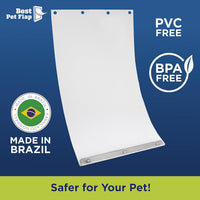 Best Pet Flap XL Replacement Dog Door Flap Compatible with Ideal Pet - 9.75" x 17" - image 3