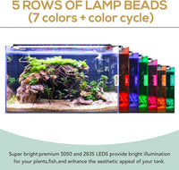 hygger 18W 24/7 Lighting Aquarium LED Light - 42W for 48~54inch Tank - image 2