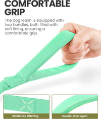 OutdoorMaster Bungee Dog Leash - Mint Green / Max: 6'7" - image 2