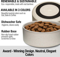 Loving Pets, Dolce Bamboo - Oat Beige / Large Dish - image 3