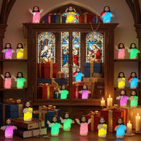 CroBlissful 50 little Jesus figurines that glow in the dark, five colors - view 25