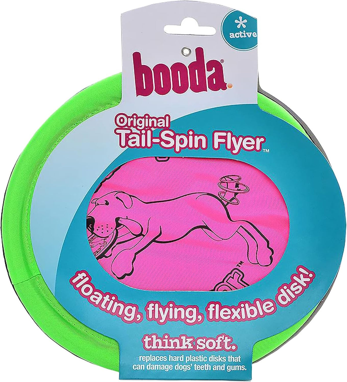Booda Tail-Spin Flyer 10" Diameter Floppy Dog Frisbee – Essentials for Dogs - image 4