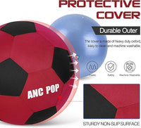Herding Ball for Horse Ball & Cover 40" Large for Play Herding Ball Horse Toys for Horse (Red & Black)