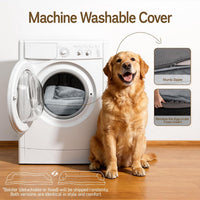 Comfort Expression Orthopedic XL Dog Bed for Large and Extra Large - Grey / 42"L x 30"W x 7.5"Th - image 2