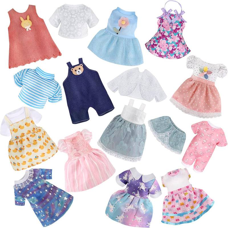 Girl Doll Clothes & Accessories 12 Sets for 12 Inch Dolls – Fun for Kids & Family - 12set 12inch
