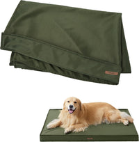 LE SURE Waterproof Dog Bed Cover Replacement - X-Large / Olive Green-Water resistant / Oxford fabric