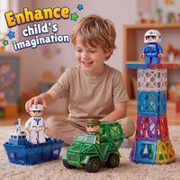 Mruikeny 12 Pieces Large Magnetic Figures for Kids Ages 3 4 5 6 7 8+ – Fun for Kids & Family - Green - image 3