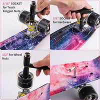 Skateboards, 22" Complete Skateboard - Galaxy - image 4