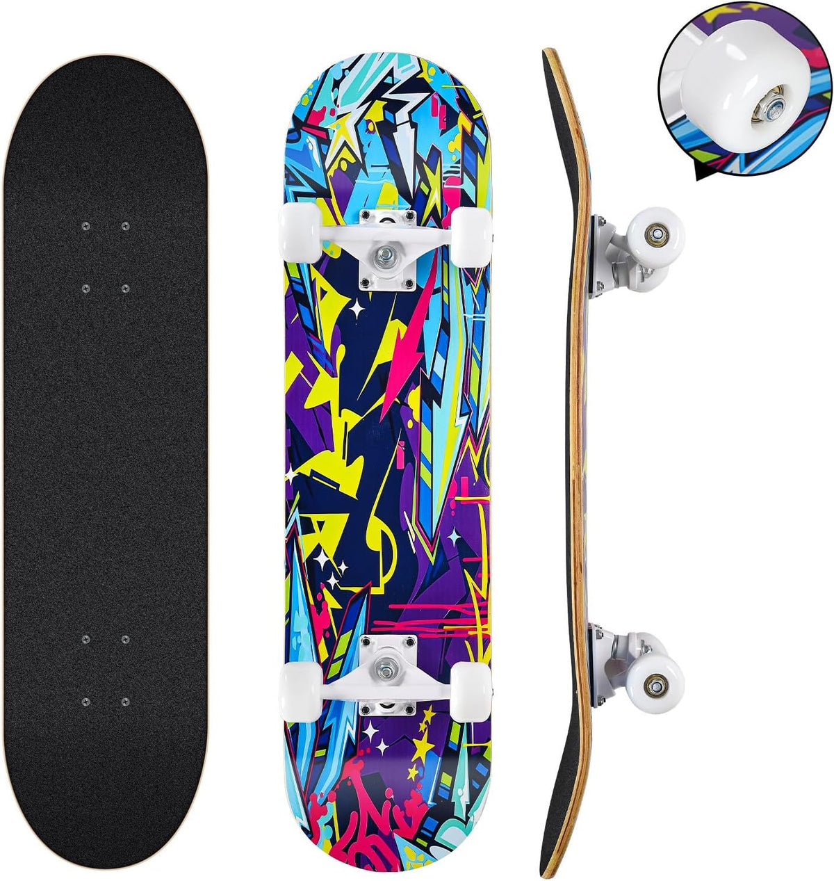 Skateboards for Beginners - bule catoon