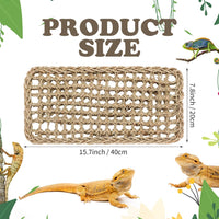 Silkfly Large Beard Dragon Hammock, Brown - 15.7 x 7.8 inch / Rectangle / as shown in the pictures - image 2
