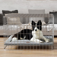 Dog Bed for Crate, Medium/Large Dogs Crate Bed - 24.0"L x 18.0"W x 1.2"Th / Wave Grey - image 2