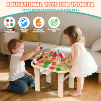Weilim Montessori Activity Table for 1 Year Old - Farm - image 4