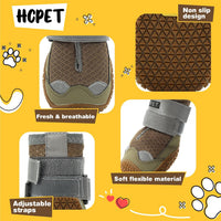 Dog Boots Waterproof Dog Shoes for Medium Large Dogs - Army Green / Width 1.57 in - image 3