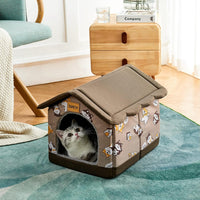 Dog House Indoor, L Size Indoor Dog House for Medium Dog – Essentials for Dogs - Brown / S - image 2
