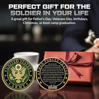 Military Gift Shop Air Force Armed Forces Prayer Coin - Army - image 3