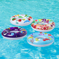 FindUWill Pool Floats Kids, Pool Swim Tubes Rings - 03- Fruit,Yellow,Blue,Purple - image 3