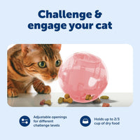 PetSafe Slimcat Feeder Ball Cat Toy - Pink / 1 Count (Pack of 1) - image 4