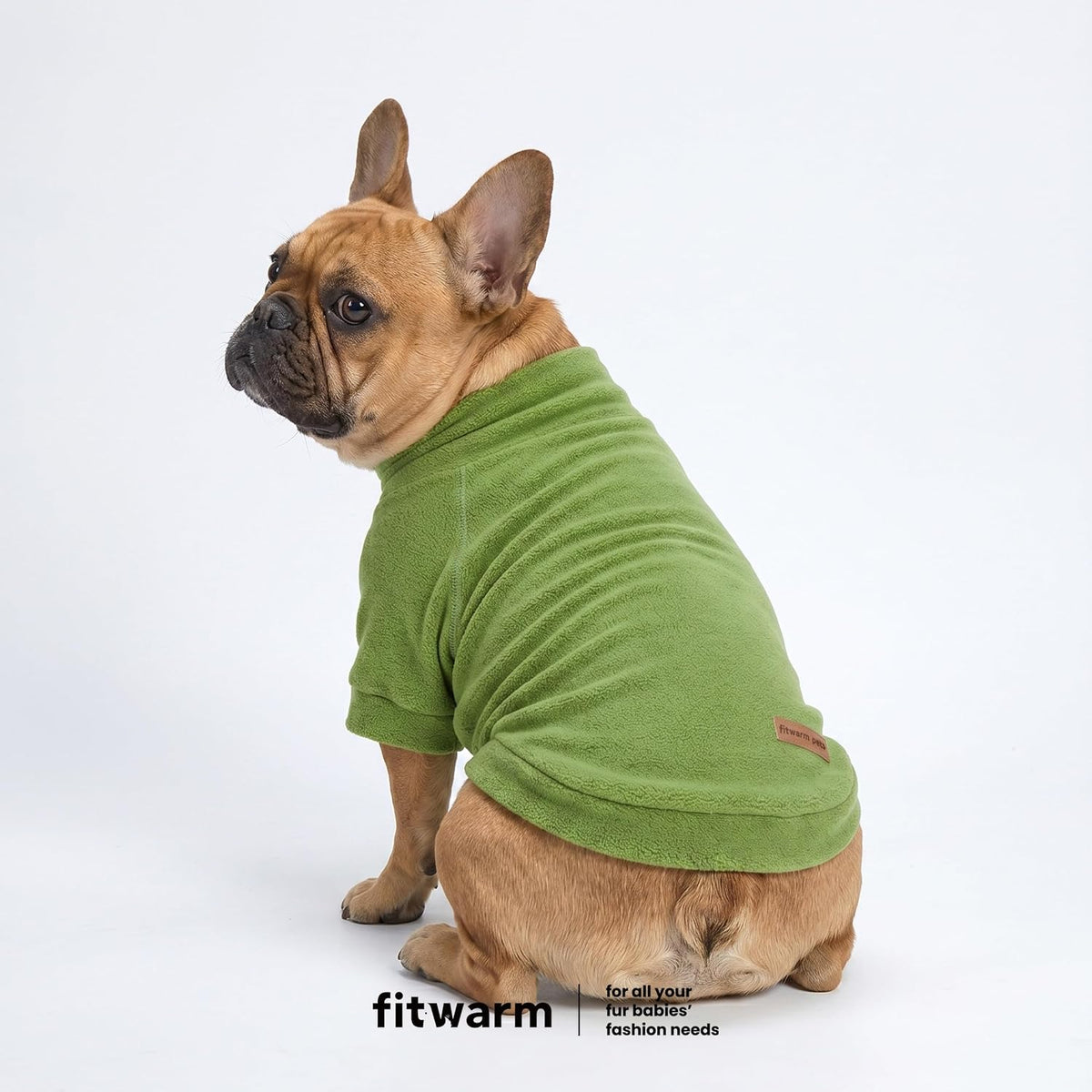 Fitwarm 3 Pack Classic Fleece Dog Sweater - Medium / Bright Blue Green Brown - image 2
