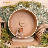 Niteangel Wooden Hamster Exercise Wheel: - M - image 4