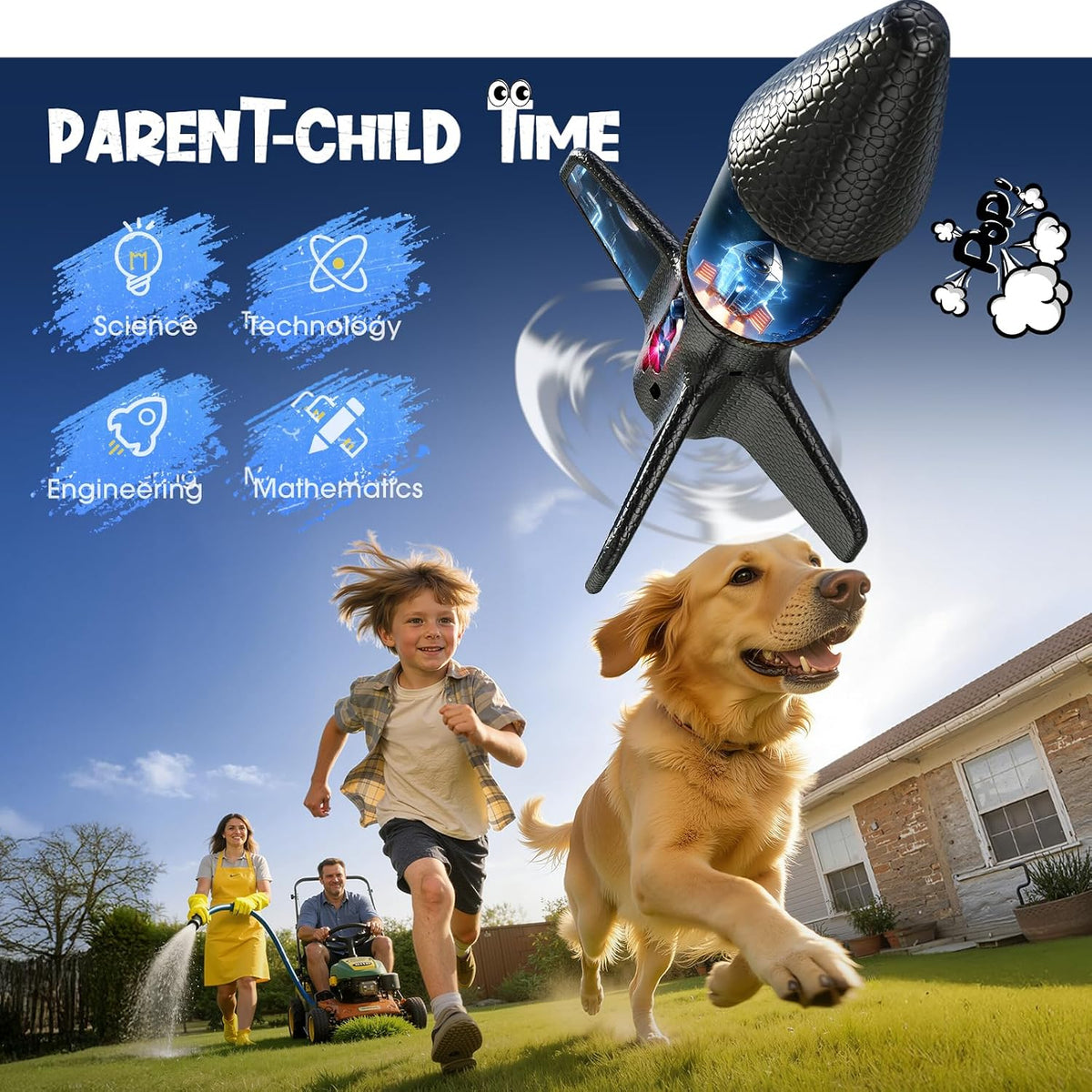 Rceico Rocket Launcher, Model Rocket Kits with Launch Set - Azure - image 2