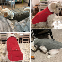 Malier Dog Coat Warm Dog Winter Coat - Red / XX-Large - image 3
