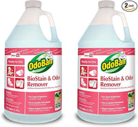 OdoBan Professional Cleaning and Odor Control Solutions, Ready-to-Use Biostain and Odor Remover, Made in the USA, 2 Gallons