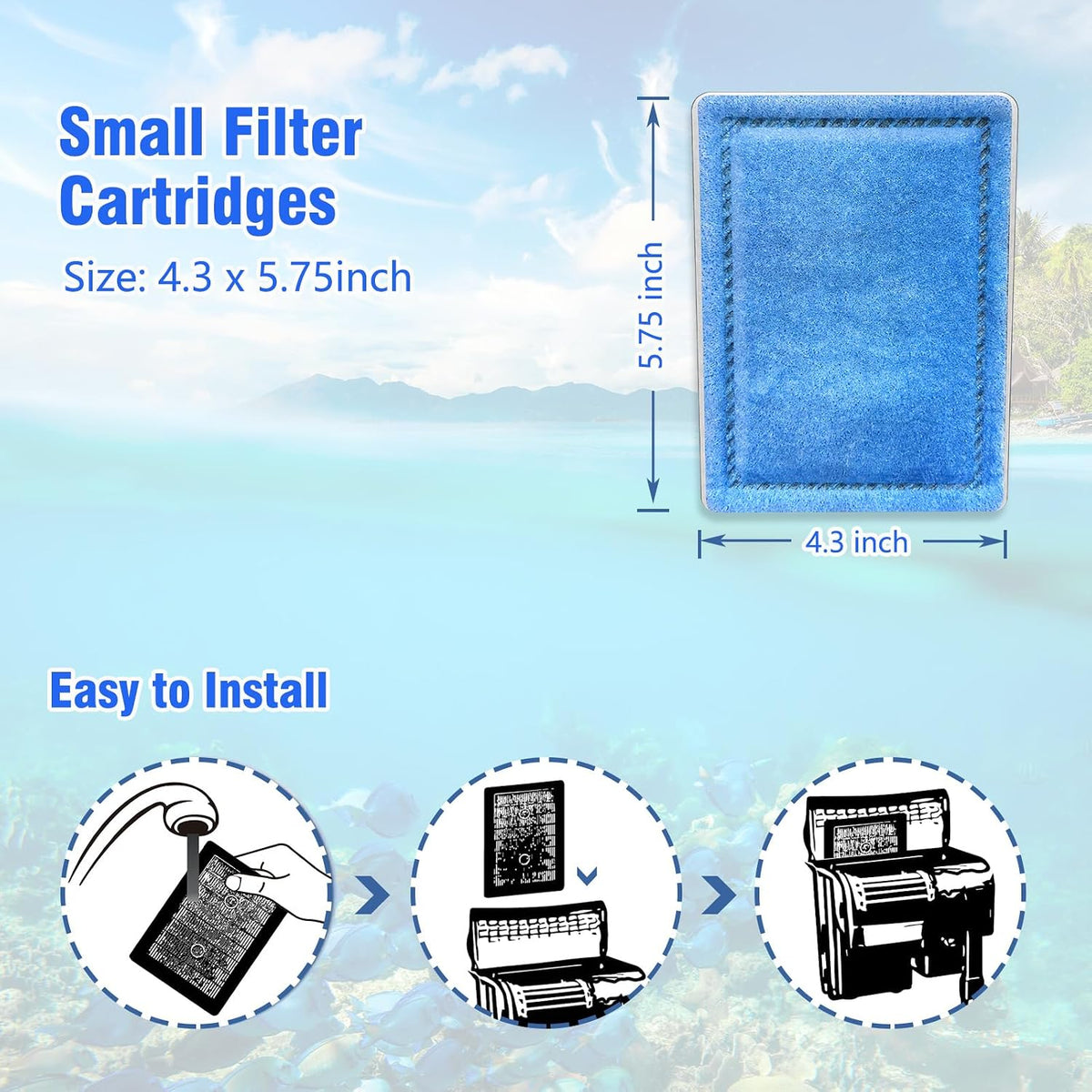 12-Pack Rite-Size B Aquarium Filter Cartridges for Marineland Penguin - image 2