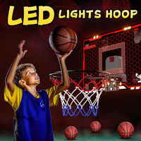 HopeRock Indoor Basketball Hoop for Kids - LED Basketball Hoop & Scoreboard - image 4