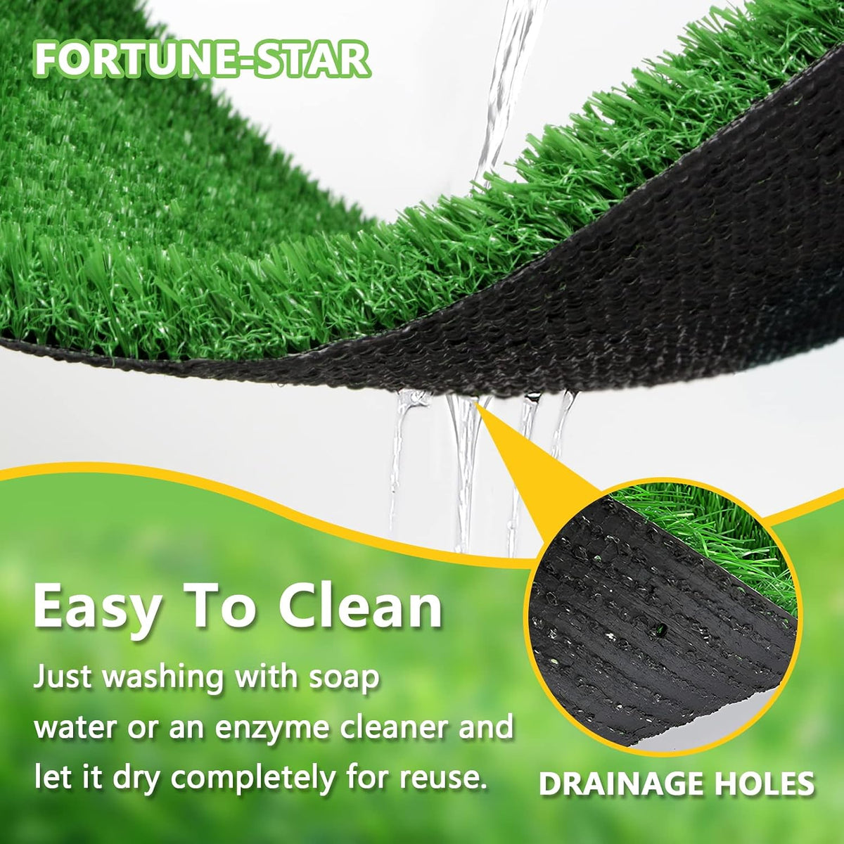 39.3 in X 31.5 in Grass Pad for Dogs for Professional Potty Training - image 3