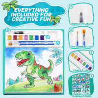 CHICAUP Paint with Water Coloring Books for Kids - Green - image 2