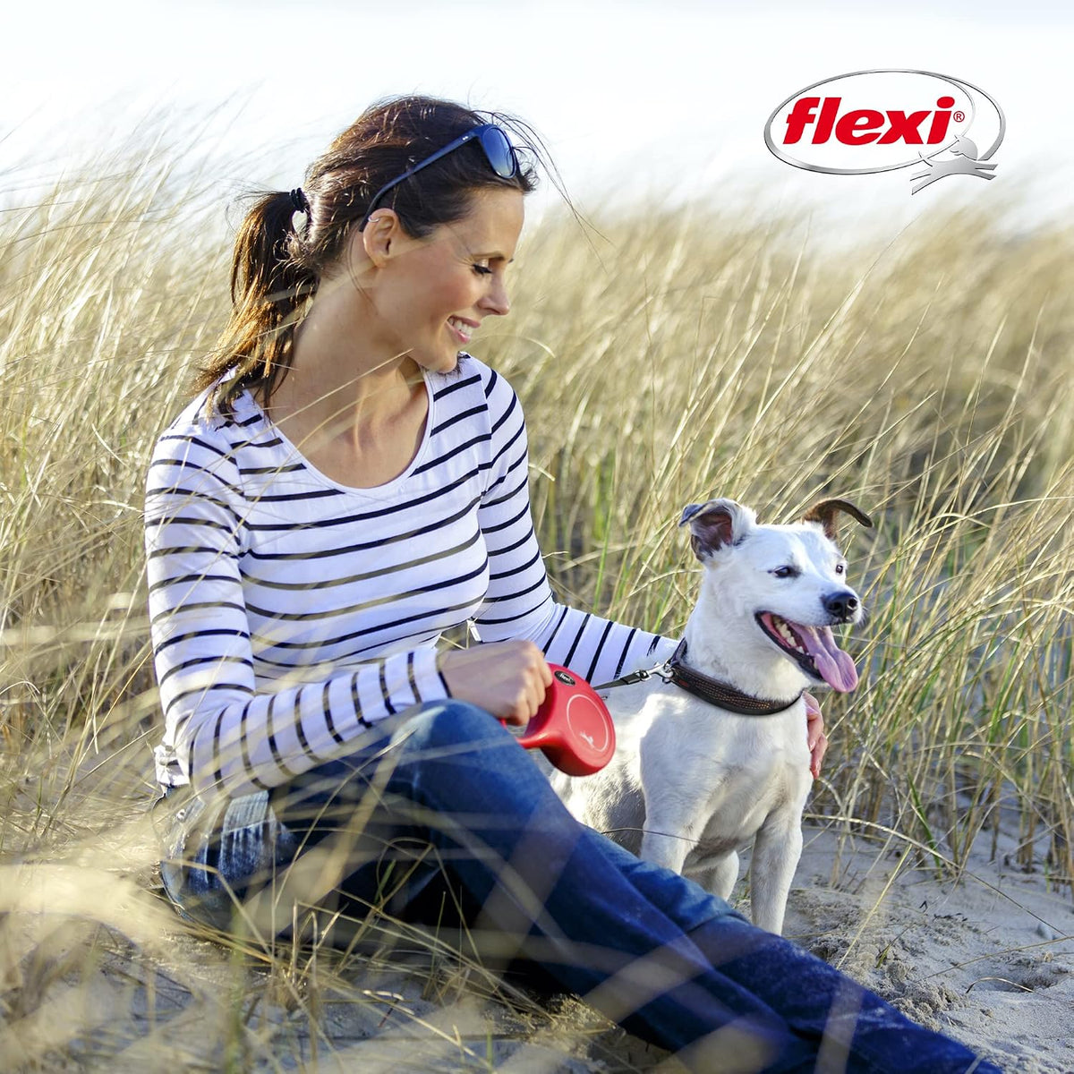 FLEXI Classic Cord Retractable Dog Leash - Black / Small - 26 ft (Cord) - image 3